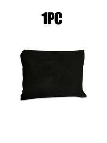 1/2/3/4/5/6/8pcs/SetBlack Linen Handbag Tote, Can Be Diy Designed To Stimulate Imagination, Simple And Elegant, Personalized Bridesmaid Wedding Gift Bag, Makeup Bag, Travel Simple Storage Bag, Solid Color Cosmetics Wallet, Large Capacity Travel Makeup Bag