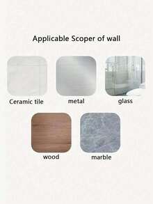 6PCS Curtain Rod Hooks Brackets,Self-Adhesive Curtain Rod Brackets,Adjustable Curtain Rod Hooks, Expandable Curtain Rod Clips, No Drill Adhesive Mounting For Hotel And Home Use, Easy Install Curtain Hanger Clips - Multicolor - View 5