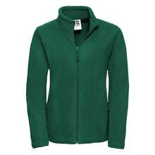 Jerzees Colours Russell Colours Ladies Full Zip Outdoor Fleece Jacket (Bottle Green) - Green - View 1