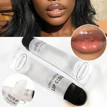 Buy One Get One Free Crystal Clear Moisturizing Lip Gloss 2-In-1 - Intense Hydration, Line-Softening Primer, High-Shine Finish - Luxurious Lip Care Set, -Double The Gloss, Double The Happiness For Women And Girls