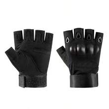 1 Pair Fingerless Tactical Gloves, Anti-Slip For Men & Women, Outdoor Cycling, Riding, Sports, Climbing, Fitness, Fighting Training