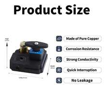 Battery Disconnect Switches 12V_24V, Heavy Duty Battery Shut Off Switch, Quick Disconnect Battery Cut Off Universal Switch For Automotive, Rv And Boat(1 Pack) - ColorB - 查看 2