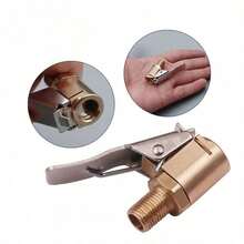 Car Air Pump Thread Nozzle Adapter Truck Tire Inflator Head Valve Clip Connect Copper Tire Inflation Chuck