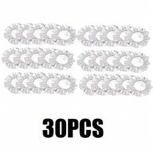 10-60 piezas de cubiertas deón de papel de aluminio reutilizables, grado alimenticio, herramientas de cocina para conservar la frescura y el aislamiento. - 10 unidades - Ver 6