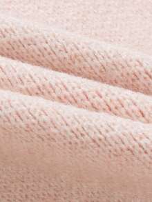 ANDREILEEANDREILEE Skull Graphic Distressed Fringe Crew Neck Casual Sweater For Men - Pink - View 6