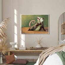 1 件/套现代负鼠帆布海报印刷品，多功能帆布墙面艺术品，适合家庭、办公室、客厅、卧室、咖啡店，非常适合圣诞节、感恩节、新年、情人节装饰，不含画框 - 彩色 - 查看 8