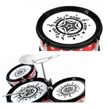 Jazz Drum Set For Kids Educational And Simulation Percussion Instrument - Red - View 4