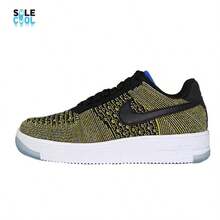 NIKE AIR FORCE 1 WOMEN'S AF1 FLYKNIT LOW Black Blue Game Royal Comfy 820256-004 Halloween - 彩色 - 查看 1