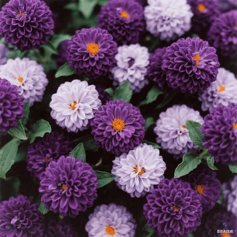 100pcs Zinnia Seeds Special for Flower Border Matching Suitable for Outdoor Planting Pure Harmonious Colors Improve Lively Texture of Borders