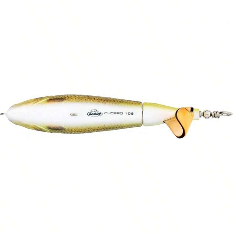 Berkley Choppo Anzuelo Duro de Pesca - Brillo dorado HD - Añade 8