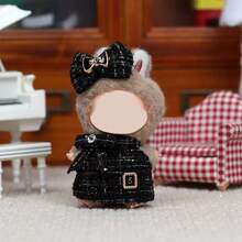 [仅衣服] 新款热销 10 厘米毛绒 Labobo 娃娃吊坠 4.0 服装 - 适合 的连衣裙和斗篷套装 - 彩色 - 查看 5