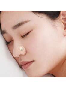 30片装鼻呼吸贴磁性吸铁鼻贴增加空气改善睡眠质量减少打鼾工具 - 黃色 - 查看 6