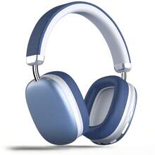 Tagry سماعة رأس بلوتوث، سماعة رأس لاسلكية قابلة للتعديل للهاتف/ الكمبيوتر/ الكمبيوتر اللوحي، فضي