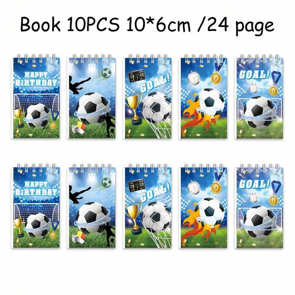 12 Piezas de Cuadernos Espirales de Fútbol, Cuadernos de Estudiante, Cuadernos de Palabras, Cuadernos Espirales, Cuadernos de Material, Libretas, Papelería Escolar, Premios de Estudiante, Cuadernos de Fiesta, Suministros de Papelería de Vuelta a Clases, Cuadernos de Navidad