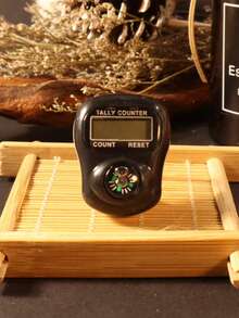 1 pieza/5 piezas/10 piezas Nuevo contador, Ramadán, Navidad, Halloween, Festivo, Contador de botón electrónico manual, Contador de anillo compacto y portátil, Contador de presión con el pulgar, Adecuado para aprendizaje, deportes y otras actividades de conteo - Multicolor - Ver 16