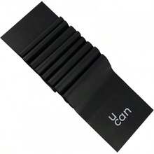 U can - Liga de Resistencia Larga 120 | Latex Negra para Pilates, Barre, Ejercicio Funcional, Resistencia Alta | Bandas Ejercicio UCAN - Negro - Ver 10