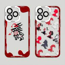 Phone Case Compatible With  16 E 15 14 13 12 11 Pro Max Plus Mini X XS XR SE 2020 2022 Hazbin HotelFunda Coque, Cover Compatible With  17 Pro Max Case,  17 Pro Case,  17 Case,  16 Pro Max Case - 3 - Xem 4