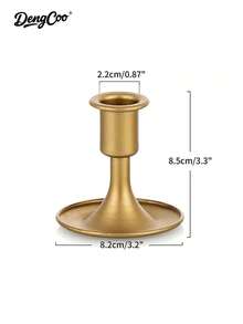 Dengcoo 1 pezzo Portacandele decorativo, Portacandele retrò, per tavoli da pranzo, Luce romantica delle candele, Accessori per la cena