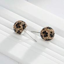 1 Coppia di Orecchini Floreali in Argento Sterling Austriaco per Abbigliamento Casual da Donna