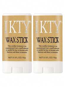 75克/16克发蜡棒，造型发蜡，滋养秀发 - 女士柔顺发蜡棒，防毛躁啫喱，发髻定型发油