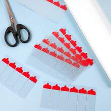 6/60/120pcs Double Sided Tape Heavy Duty Nano Reusable Transparent Tape Traceless Washable Mounting Tape, Strong Adhesive Strips Sticky Tape For Carpet,Photo Walls,Household,Crafts,Decor