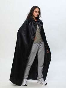 1 set Masque et cape de costume de fantôme hurlant d'horreur, accessoire de costume de fête d'Halloween en latex pour adultes