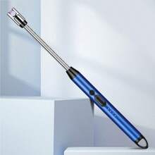 Electric Lighter Stove Lighter: Original USB Rechargeable For Stove And Barbecue Candle - Blue - View 5