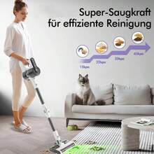 1pc Wireless Handheld Vacuum Cleaner, Compact Home Use With Water Tank, 2-In-1 Sweep & Mop Vacuum Cleaner With Strong Suction