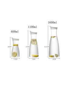 1pc Plastic Acrylic Cold Water Pitcher, Milk/Juice/Beverage Dispenser, 500/1100/1500/2000ml