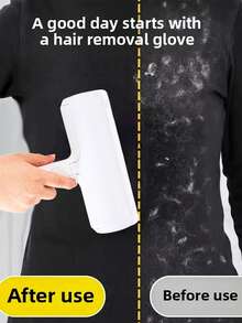 1pc Reusable Portable Lint Roller,Dogs And Cats Lint Remover,Pet Hair Remover For Dogs & Cats,Brush For Furniture Clothing Christmas Gift,Suitable For Furniture, Sofa, Carpet, Clothes And Bedding-Portable Multi-Surface Fur Removal Tool