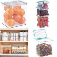 InterDesign Pantry Contenedor organizador de almacenamiento de alimentos para cocina con tapa con bisagras herméticas, 1.5 cuartos de galón, Pequeño, Extra Small, , 1(Mediano) - Tipo 3 - Ver 1