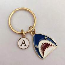 Customizable Shark Keychain, Suitable For Boys, Girls, Christmas And Thanksgiving Gifts, Unisex - Blue Shark - View 3