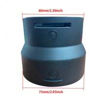 1 pieza Tubo de calefacción de aire de 60 mm de diámetro x 100 cm de longitud, conector de escape de salida, adecuado para el conector de conducto de salida del calentador Webasto Eberspaecher