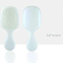 Pearlescent Macaron Color Customized Name Mini Air Cushion Small Comb With Rhinestones, English, Portable Massage Brush, ,Colorful,Cute,Adorable,Funny,Kawaii,Y2K,Stylish,Unisex,Casual,Custom,Personalized,Unique,Customized,Ideal Gifts For Him,Ideal Gifts For Her,Her,Boyfriend,Girlfriend,Family,Friends,Delicate Romance,For Office,For School,For Classroom,For Teacher Gifts,For University,For Colleague,For Dorm Rooms,Vacay Vibe Au - Multicolor - View 19