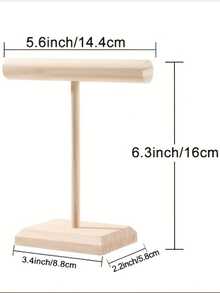 1 Piece Jewelry Rack, Jewelry Organization Rack, Wooden Jewelry Bracelet Watch Display Tower, Bracelet Headband Necklace Rack Storage Rack, Holiday Gift