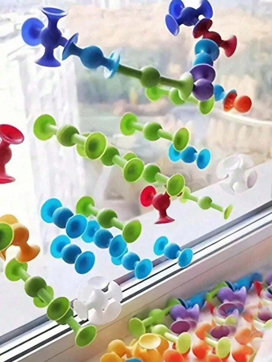 1 món (giao ngẫu nhiên), Tương tác cha mẹ - con cái, Gian chơi trò chơi, Giáo dục, Cha mẹ - Con cái, Giáo dục khoa học, Trò chơi cha mẹ - con cái, Đồ chơi có giác hút, Đồ chơi dính, Giác hút giáo dục, Khối xây dựng mềm, Đồ dùng giáo dục mầm non, Khối xây dựng có giác hút - Nhiều màu - Xem 1