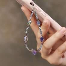 210 piezas de cuentas de vidrio, cuentas retorcidas, cuentas de rombos puntiagudos, cuentas planas, cuentas pequeñas, cuentas sueltas chapadas, materiales para hacer joyas DIY para encantos de teléfono, collares, aretes, llaveros, bolsos