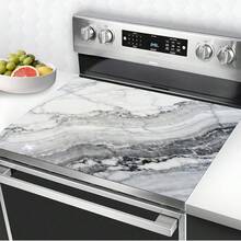 Stove Mat, Stone Pattern Dish Drying Mat, Table Mat, Utensil Drying Mat, Heat Resistant, Non-Slip, Scratch Resistant, Easy To Clean, Suitable For Stove, Countertop, Cabinet, Dishwasher, Washing Machine, Dryer, Induction Cooktop And Ironing Board. Glass Ceramic Stove Top Protector. Heat Resistant Non-Slip Stove Cover. Coffee Mat. Coffee Maker Mat.