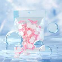 Toalla Comprimida, Toalla Desechable, Toallita de Mano Comprimida, Pañuelo de Caramelo Comprimido Portátil para Viajes, Actividades Al Aire Libre, Paquete Individual - 1 - Ver 5