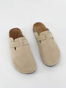 Fashionable Unisex Casual Sneakers, Versatile Couples Shoes Luxury Men's Flip Flops, Women's Flip Flops Men's/Women's Flat Sandals, Slippers, Platform Sandals - Khaki - View 5