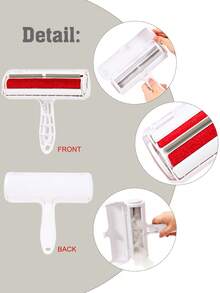 1pc Reusable Portable Lint Roller,Dogs And Cats Lint Remover,Pet Hair Remover For Dogs & Cats,Brush For Furniture Clothing Christmas Gift,Suitable For Furniture, Sofa, Carpet, Clothes And Bedding-Portable Multi-Surface Fur Removal Tool