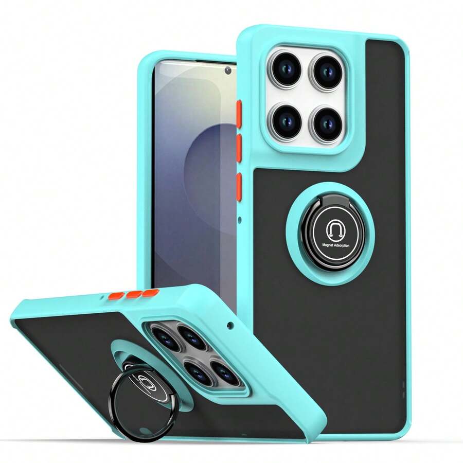 Tương thích với Ốp điện thoại Moto Edge60/50/40/30Pro/G12345678998765421, Ốp bảo vệ sang trọng chống sốc, chống vân tay, thân thiện với da, có lỗ chống bụi, cạnh dày, mạ điện, tương thích với chân đế, phù hợp với Vivo Y123456789987654321, Oppo A/Realme C/Reno123456789987654321, Honor X123456789987654321 - Màu xanh Cadet - Xem 1