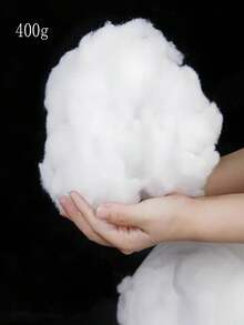 1pack Polyester Fiber Filler, Polyester Fiber Fill, Polyester Fiber Filling Stuffing Material, For Pillows, Cushion, And Stuffed Animal, Stuffed Dolls, High Resilience Fill Fiber For Stuffed DIY Craft