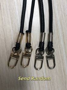 全黑手机壳，配有手工挂绳，兼容苹果 13/14/15/16 Pro Max