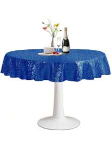 1 bucată față de masă cu sclipici auriu/argintiu, husă de masă metalică strălucitoare pentru petrecere de aniversare, Halloween, nuntă, decor pentru banchete la hotel, stil nordic