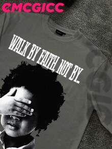 EMCGICC Manfinity Y2k Thin Long Sleeved T-Shirt For Men,Graphic T Shirt Cotton 220g,Fashionable Hip-Hop For Men -  Long Sleeve T-Shirts, Funny Vintage Shirts,Regular Fit, Street Style, Digital Print,  Ideal Gift - 深灰色 - 查看 2