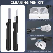 Sucure Lock BudsBuds Plus Locking Cover With Lock Clip Cleaner Kit Pen, Buds+ 2023 Impact And Smudge Resistant Cover With Men Women Black - AAA Xanh đậm - Xem 5