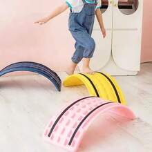 Wide Sensory And Multifunctional Rocking Board For Children - 粉色 - 查看 7