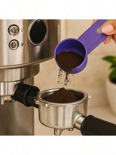 ABS Plastic Powder Slide Scoop Wide Handle Effortless Design Soy Milk Powder Scoop Accurate Measuring Anti-Spill Kitchen Measuring Spoon Condiment Scoop