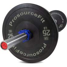 ProsourceFit - Collares de Abrazadera olímpicos de liberación rápida, par de Clips duraderos de 2 Pulgadas para Levantamiento de Pesas, Levantamiento de Potencia, Entrenamiento de Fuerza - azul - Ver 2